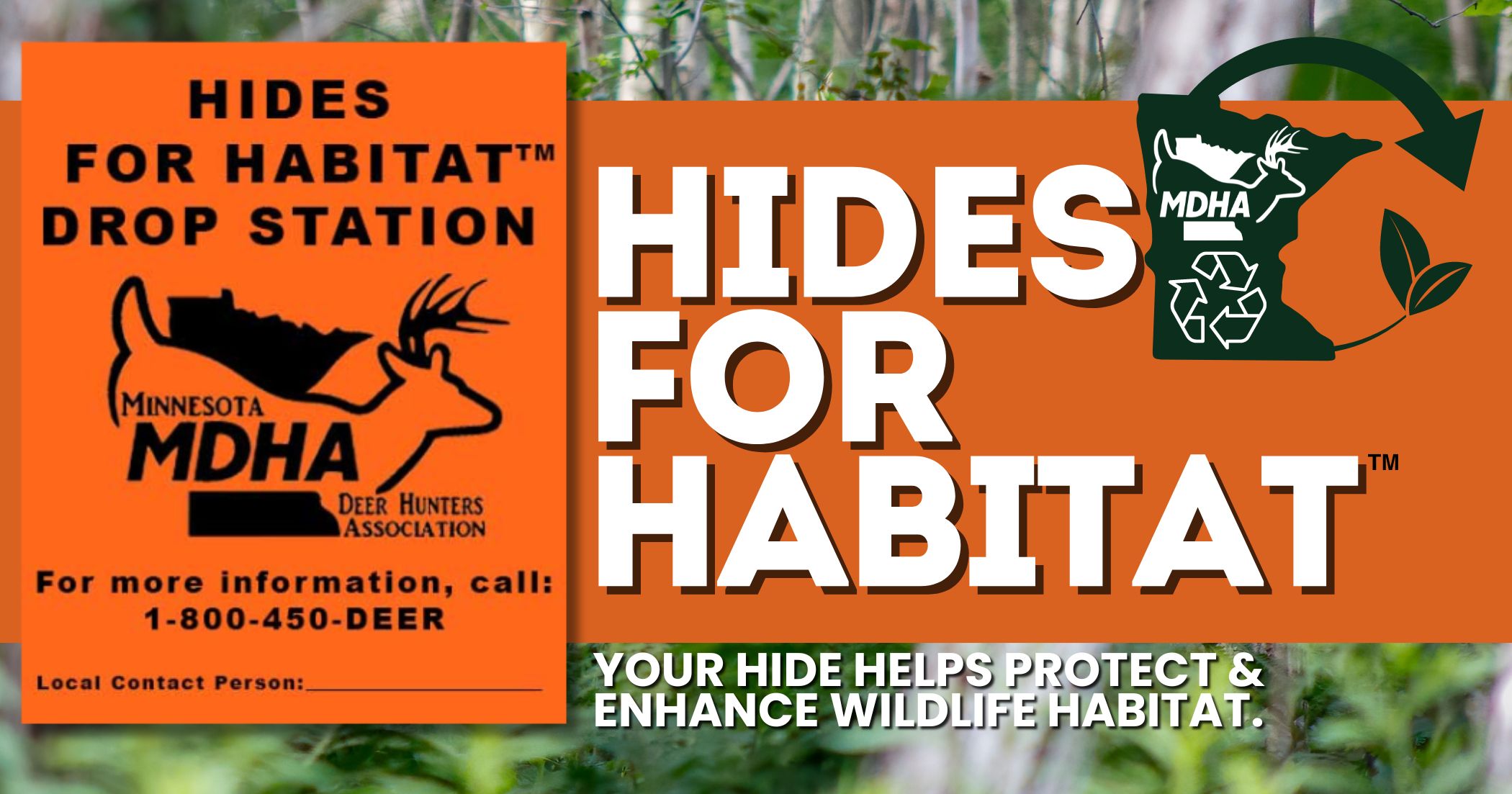 MDHA Hides for Habitat