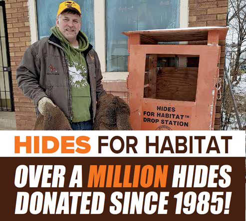 Donated Hides Fund Habitat in Minnesota