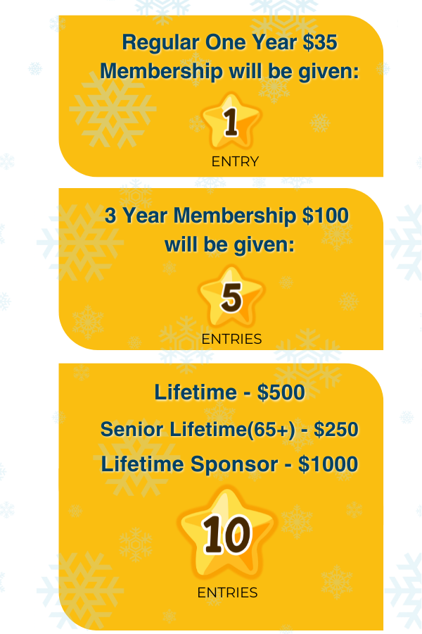 Winter Warmup Membership Prize Drawing