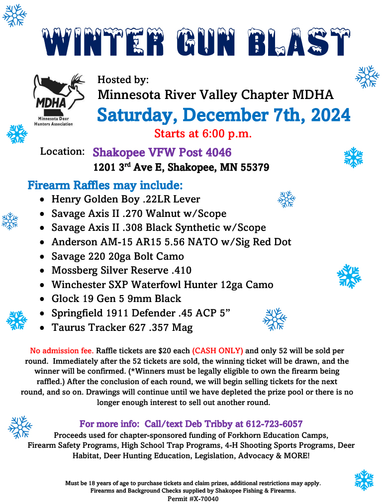 Gun Blast Flyer 2024