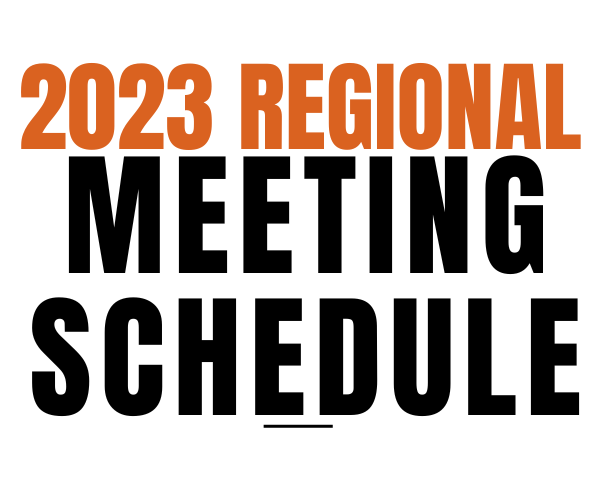 Regional Meeting Schedule 2023