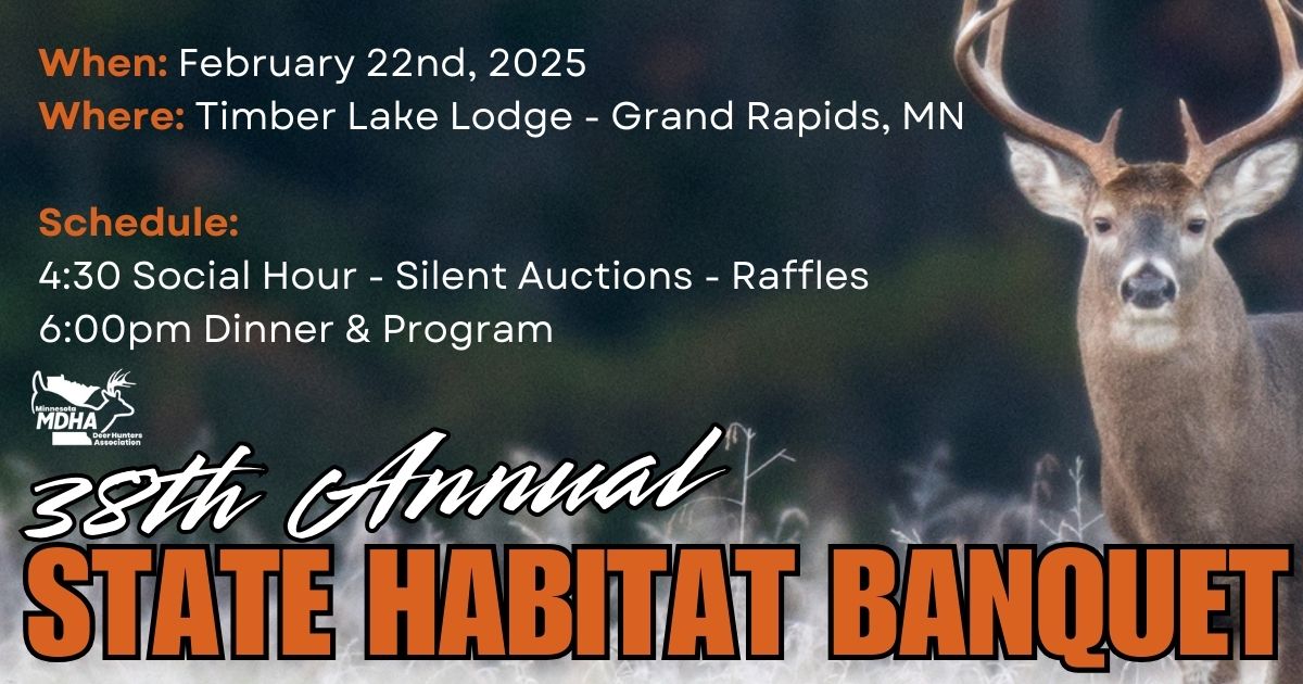 Save the Date for MDHA's 38th Annual State Habitat Banquet!  